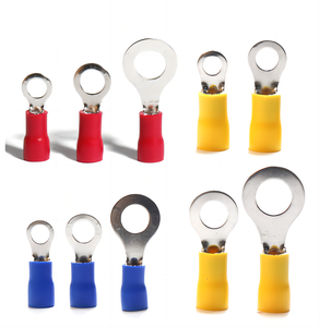 Terminales <span class=keywords><strong>de</strong></span> Anillo Aislados <span class=keywords><strong>de</strong></span> Cobre/Latón <span class=keywords><strong>Serie</strong></span> RV con Férula <span class=keywords><strong>de</strong></span> Estaño para Energía <span class=keywords><strong>El</strong></span>éctrica - Product Image 4