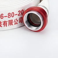 Tuyau d'incendie haute pression 80 mm, 16 bars, tuyau de pompage d'eau en polyester pour camion de pompiers et hydrant