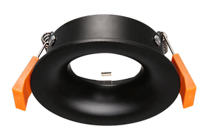 Cadre de montage encastré incurvé et de style épuré pour luminaire LED rond GU10, <span class=keywords><strong>d</strong></span>écoupe fixe 75 mm, RF8 - Product Image 2