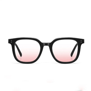 Gafas de sol rectangulares con montura completa, lentes rosas degradados, UV400, moda informal para mujer, adulto, 2023 - Product Image 5