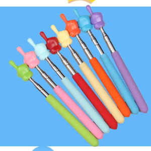 Puntero retráctil de plástico para lectura con el dedo, herramienta didáctica para el aprendizaje de idiomas, uso en el aula - Product Image 4