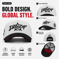Nouvelle Casquette de Baseball en Daim Brodé 3D avec Étoiles et Strass en Obsidienne, Modèle 2026, pour Hommes