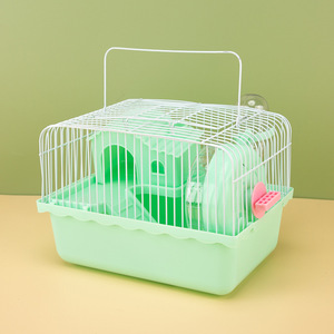 Jaula de Transporte Cuadrada de Plástico <span class=keywords><strong>para</strong></span> Hámsteres y <span class=keywords><strong>Cobayas</strong></span>, Cama <span class=keywords><strong>para</strong></span> Mascotas Pequeñas con Diseño Desmontable - Product Image 4