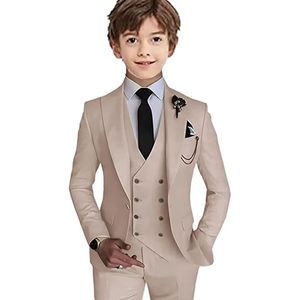 Nuovo Completo Tre Pezzi con Fiori per Ragazzi, per Matrimoni, Banchetti, Compleanni e Festività, Blazer Formale - Product Image 3