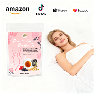 Thé aphrodisiaque à base d'herbes biologiques <span class=keywords><strong>naturelles</strong></span> pour stimuler la libido féminine, mélange pour une intimité et un désir améliorés - Product Image 1