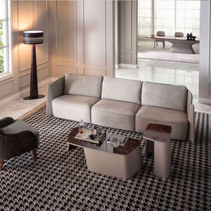 Set di Divani <span class=keywords><strong>Componibili</strong></span> Moderni a 3 Posti, Arredamento di Lusso per <span class=keywords><strong>Soggiorno</strong></span>, Design Italiano Confortevole - Product Image 3