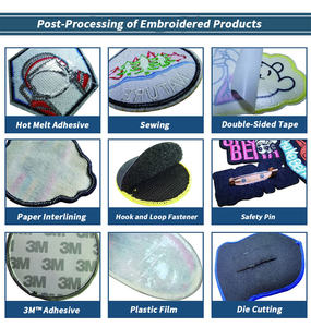 Xp-nhà máy trực tiếp thoáng khí có thể giặt sinh thái thân thiện <span class=keywords><strong>Chenille</strong></span> thêu vá cho denim áo khoác túi quần áo trang trí thời trang - Product Image 6