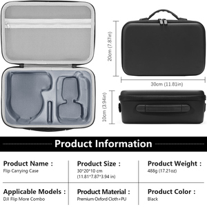 Amazear Étui de transport pour DJI FLIP & Mini 4 Pro - IPX4 Sac de rangement de voyage portable étanche pour drone et accessoires - Product Image 6