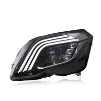 Ensemble de phares de voiture Mercedes-Benz GLK 13-15, GLK200/260/300, transformé en phare LED Maybach à trois yeux