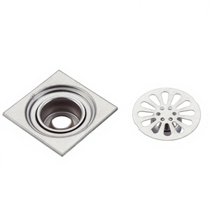 OEM Morning Dew 3 Inch Stainless Steel and Floor Drain Modern Dual Use Bathroom Accessories for Engineering Rental Housing - Product Image 4
