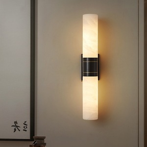 Nueva Lámpara de Pared de Cobre Completo LED E27 con Interruptor, Diseño Nube de Piedra para Dormitorio, Estudio, Pasillo - Product Image 1