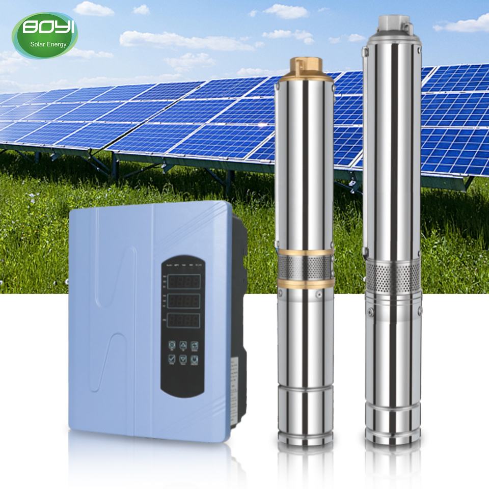 High Pressure Solar Pump Submersible Solar Water Pump for Irrigation ...