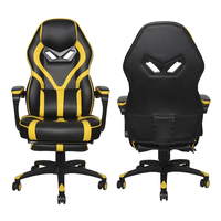 Kursi Gaming Budget Supplier, Kursi Kantor Racing dengan Putaran 360 Derajat °   Kursi Putar dengan Roda Nylon untuk Warnet