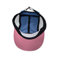 Gorro de gimnasio perforado impermeable, gorro para correr personalizado, gorro de 5 paneles