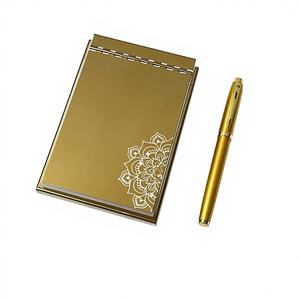 Bloc de Notas de Acero con Recubrimiento PVD de Alta Calidad, Impresión de Serigrafía Hecha a Mano, Instrumento de Escritura de Clase Ejecutiva, Logotipo Personalizado de Lujo - Product Image 1