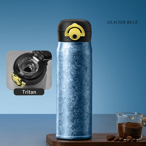 Camping Titanium Fles Voor Outdoor Draagbare Tumbler Grote Capaciteit Thermoskan Van Aangepaste Titanium Mok Led Thermos - Product Image 5