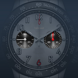 Montre mécanique pour homme avec cadran Panda Eye de 44 mm, chronographe - Product Image 4