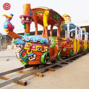 Attrezzature per Parchi Divertimento all'Aperto per Bambini, Trenino Elettrico con Binari in Vendita - Product Image 3