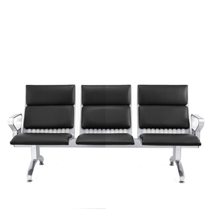 Banc d'attente en métal pour aéroport, hôpital, gare ferroviaire, terminal de bus - Product Image 1
