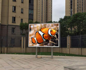 Pantalla LED <span class=keywords><strong>de</strong></span> Alta Luminosidad P4 <span class=keywords><strong>de</strong></span> 4 mm para Publicidad en Video, Montada en Poste, Cartel Digital IP65 Resistente al Agua HDR10+ para <span class=keywords><strong>Plaza</strong></span> Comunitaria - Product Image 3