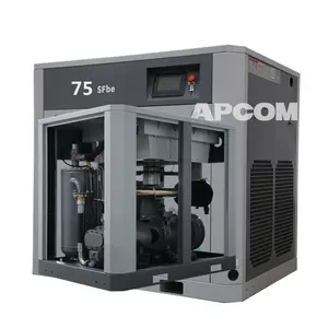 APCOM 100hp air compressor 100hp industrial air compressor screw compressor 100 hp New technology Low noise high pressure