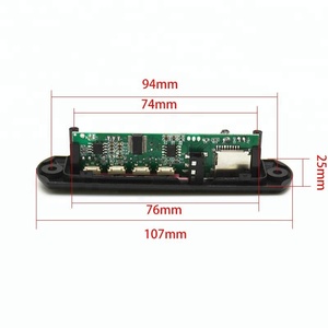 Digital Usb Fm <span class=keywords><strong>Mp3</strong></span> reproductor de Audio de coche Módulo 12V <span class=keywords><strong>Mp3</strong></span> amplificador - Product Image 6
