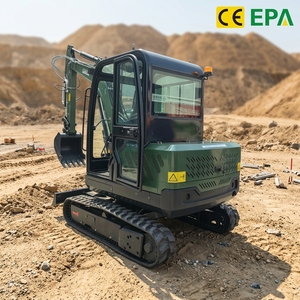 Mini Excavadora de 3 Toneladas, 18.5kw, Diésel, Hidráulica, con Certificación CE, para Excavación en Viñedos - Product Image 1