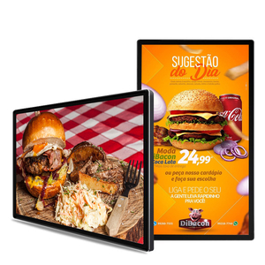 Siêu mỏng kim loại TFT loại quảng cáo kỹ thuật số biển người chơi trong nhà Wall Mount cho trung tâm mua sắm cửa hàng bán lẻ giáo dục - Product Image 1