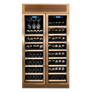 <span class=keywords><strong>Cave</strong></span> à vin en acier inoxydable 320 bouteilles à double porte - Product Image 2