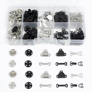 Deepeel BK458 100 ensembles de crochets et oeillets en alliage vêtements crochet de vêtement accessoires de couture et de <span class=keywords><strong>mercerie</strong></span> crochets de pantalons et autres - Product Image 1