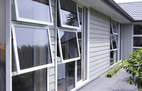 Ventanas de vinilo de doble colgada, ventanas americanas de baja emisividad, ventanas de gas de argón con revestimiento de baja emisividad, ventana de vidrio de baja emisividad