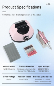 Hot 45000RPM Electric Acrylic Nails File Drill Manicure Pedicure Machine <span class=keywords><strong>Naildrill</strong></span> Nail Drill Supplies - Product Image 4
