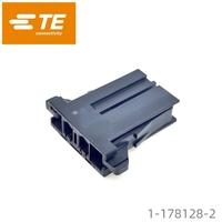 Konektor Receptacle Asli TE 1-178128-2 AMP 2 Pin Hitam, Housing Betina dengan Pengunci Pasangan