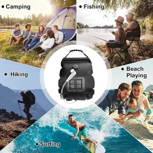 Sac de <span class=keywords><strong>douche</strong></span> de camping en plein air Réservoir de stockage <span class=keywords><strong>d</strong></span>'<span class=keywords><strong>eau</strong></span> 20L <span class=keywords><strong>Douche</strong></span> portable à chaleur automatique - Product Image 3