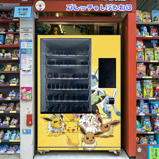 24 Hours Unattended Box Beauty Hair Custom Vending Machine Cash and Coin Operated Mystery Box Vending Machine Pop Mart Toys