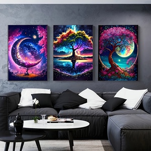 Nouvelles créations élégantes : Affiches murales esthétiques et colorées en porcelaine de cristal, images de designers esthétiques - Product Image 5