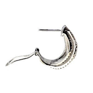 Boucles d'oreilles de luxe plaquées or blanc 18 carats Design de mariée polonais avec micro pavé serti de diamants fins pour les cadeaux de mariage pour les femmes - Product Image 3