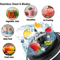Nieuwe A9 Draagbare Blender USB Oplaadbaar 600ml Persoonlijke Smoothie Blender Mini Verse Sap Blender voor Shakes Smoothies Reizen