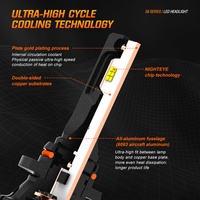 Luz LED para Auto Nighteye de 120W y 30000LM, Súper Brillante, H4, Luces LED para H1, Luz para Auto H11, Focos 9005, Faro H7, Bombilla LED para Faros Delanteros