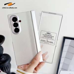 Coque ultra-mince pour ZFold7 PC Matte Business Case pour Samsung <span class=keywords><strong>Galaxy</strong></span> <span class=keywords><strong>Zfold</strong></span> 7 6 5 <span class=keywords><strong>4</strong></span> Full-pack Screen Film Protect Back Cover - Product Image 4