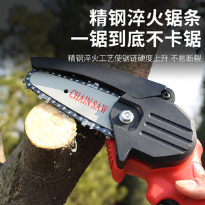 Mini-tronçonneuse électrique Laozi 21V, 4 pouces, à batterie, pour l'élagage des arbres fruitiers et l'utilisation en jardin. - Product Image 3