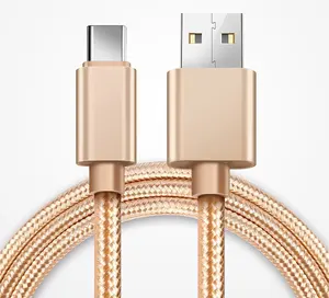 Kabel Pengisi Daya Cepat USB Tipe-c, Kabel Pengisi Daya Cepat USB-C, Kabel USB Tipe-c untuk Ponsel Samsung Galaxy S8 S9 S10 dan Note