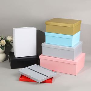 Caja de Regalo Plegable de Papel Especial Heaven Earth Cover, Caja Cuadrada para Pulseras, Embalaje Festivo, Exquisito y Personalizable - Product Image 3