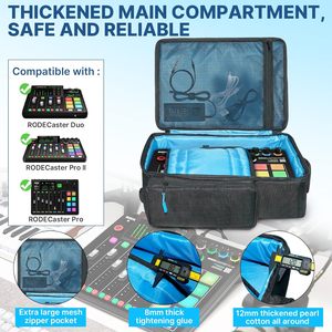 Sac Pioneer DJ en gros, rembourré en mousse, personnalisé OEM, durable, grand format, souple, avec fermeture éclair, léger et protecteur - Product Image 3