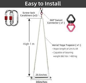 طقم بار ترابيز جوي 2 متر-قضيب فولاذية ممتاز مثالي للفنون الجوية في الأماكن الخارجية-مثالي للسيك - Product Image 3