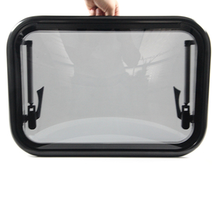 Ventana Ajustable para RV de 900*900mm, Ventana Abatible de Aluminio con Persiana Opaca y Mosquitera para Remolque, <span class=keywords><strong>Caravana</strong></span>, Autocaravana - Product Image 2