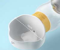 Bol d'eau et récipient pour nourriture pour chien portable 2 en 1, bouteille d'alimentation pour animaux de compagnie, anti-fuite, avec verrouillage par torsion, pour le camping en plein air et les voyages, 600 ml