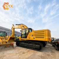Гидравлический экскаватор CAT 336 с ковшом 1,5 м³, 37 тонн, б/у, для тяжелых работ, с длительным сроком службы на открытом воздухе, для строительства ирригационных каналов