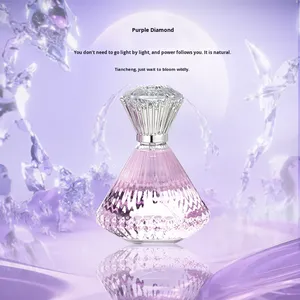Parfum pour femme Cross-border Shining <span class=keywords><strong>True</strong></span> <span class=keywords><strong>Love</strong></span> Diamond, format standard, longue tenue, parfum léger, senteur fruitée florale - Product Image 4