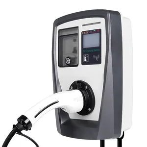 ETEC OCPP1.6J Protocol Cable Type 2 Level 2 Model 3 AC Electric Commercial Ev Charging Station EV 32A 7kw Electric Car